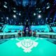 LEC Spring Champions G2 sit on stage being interviewed