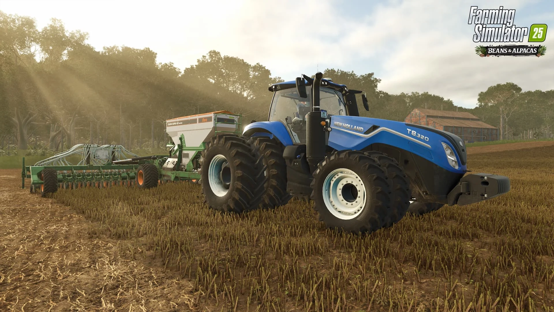 Farming Simulator 25 Semeadura de Feijões e Alpacas