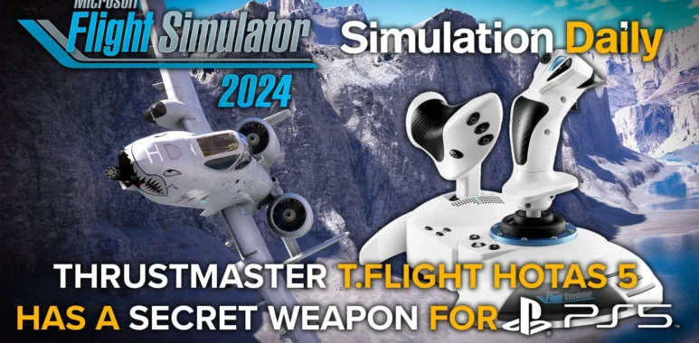 MSFS 2024 on PS5: Thrustmaster T.Flight HOTAS 5 Is the Entry-Level Controller With a Secret Weapon - Simulation Daily