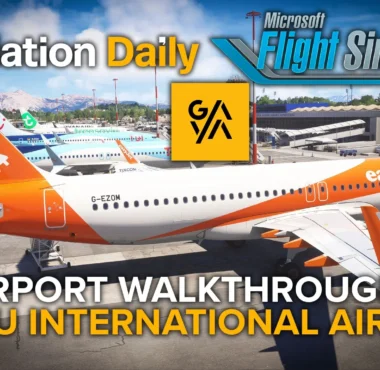 Microsoft Flight Simulator 2024 Airport Walkthroughs – Corfu Airport (LGKR) by Gaya Simulations - Simulation Daily