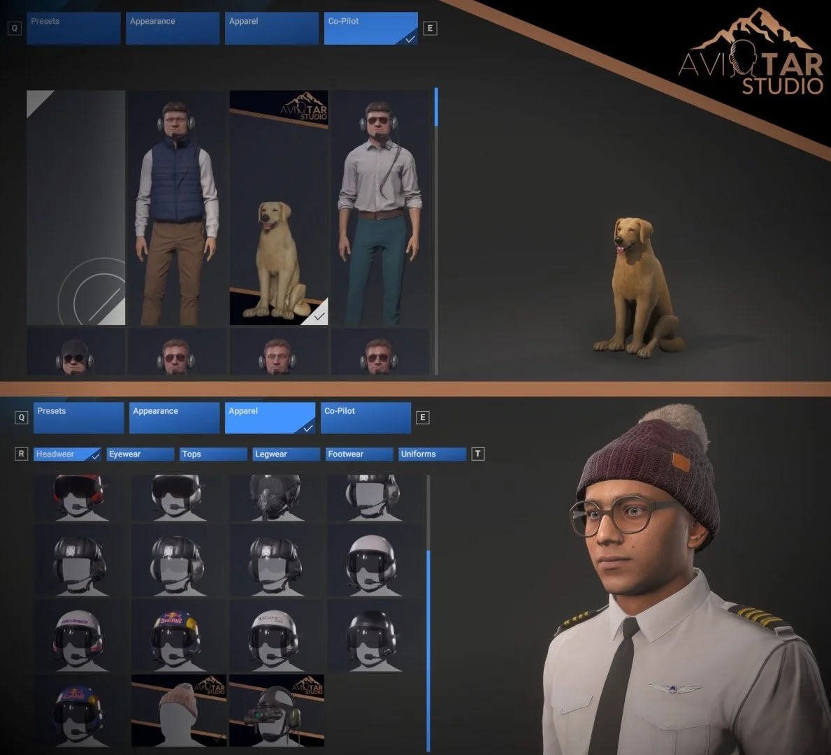 Um utilitário de simulação de vôo: Microsoft Flight Simulator 2024 Avatar Studio