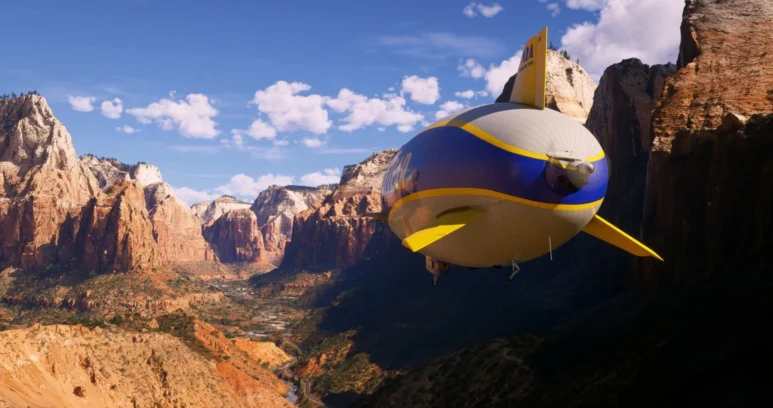 Microsoft Flight Simulator 2024 Gets Free Goodyear Blimp & World Update 22: US National Parks - Simulation Daily