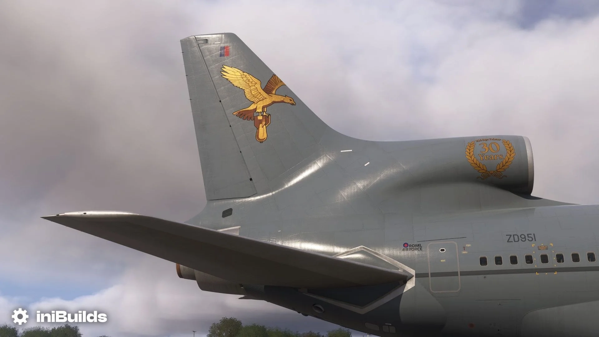 Uma cena de simulação de vôo: Microsoft Flight Simulator Tristar Operation