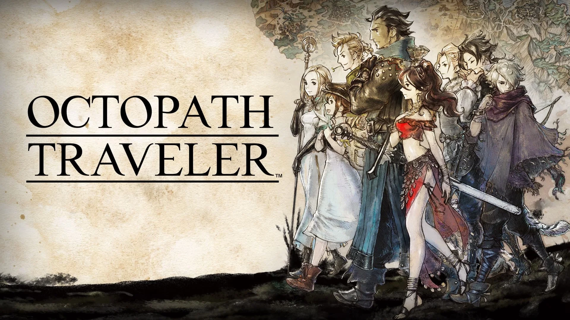 Arte chave do Octopath Traveler