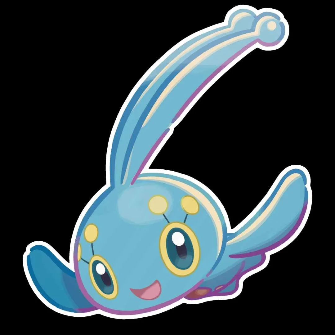 Captura de tela do Pokémon Pokopia Manaphy
