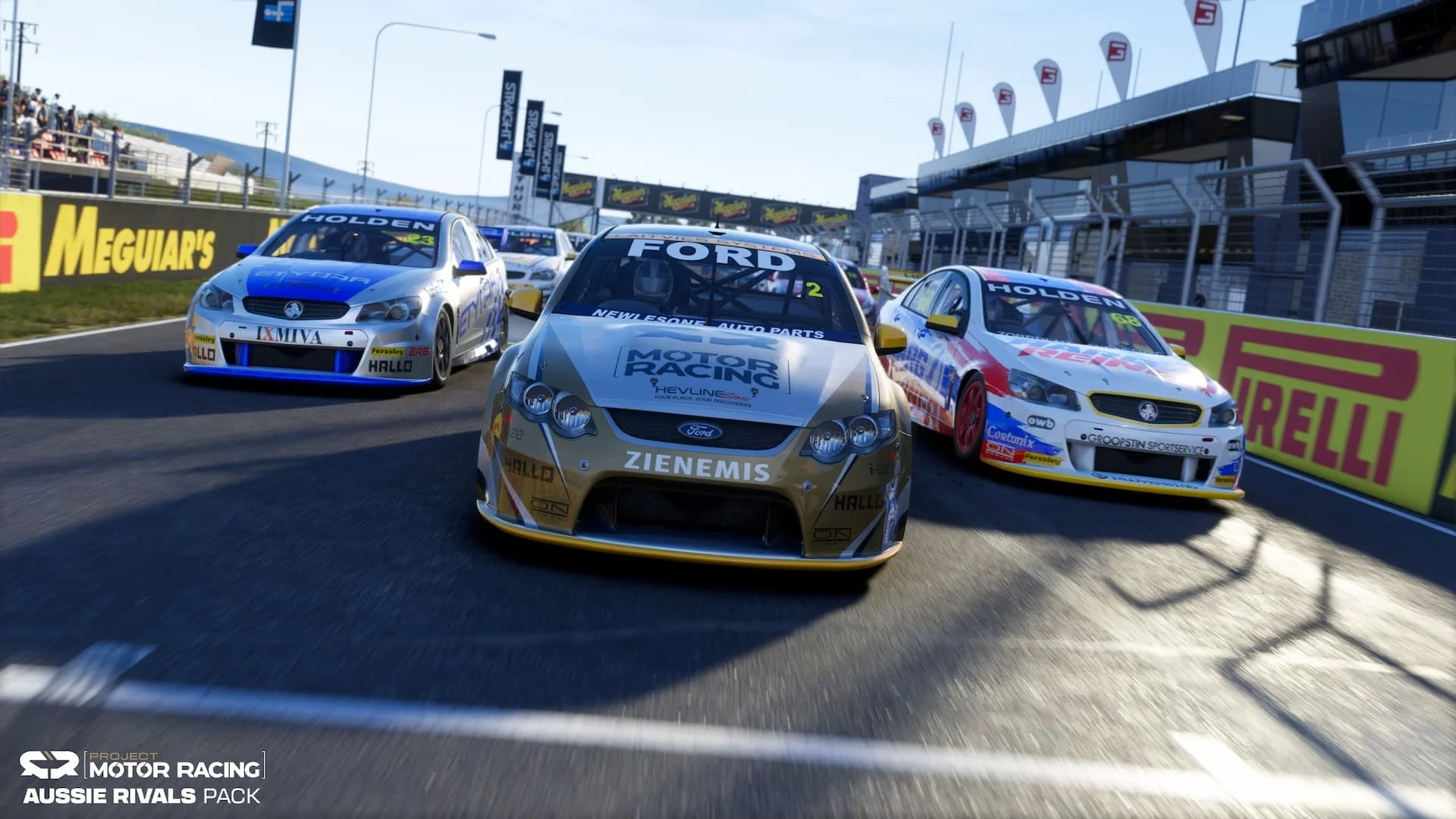 Projeto Motor Racing Aussie Rivals Pack carros 1
