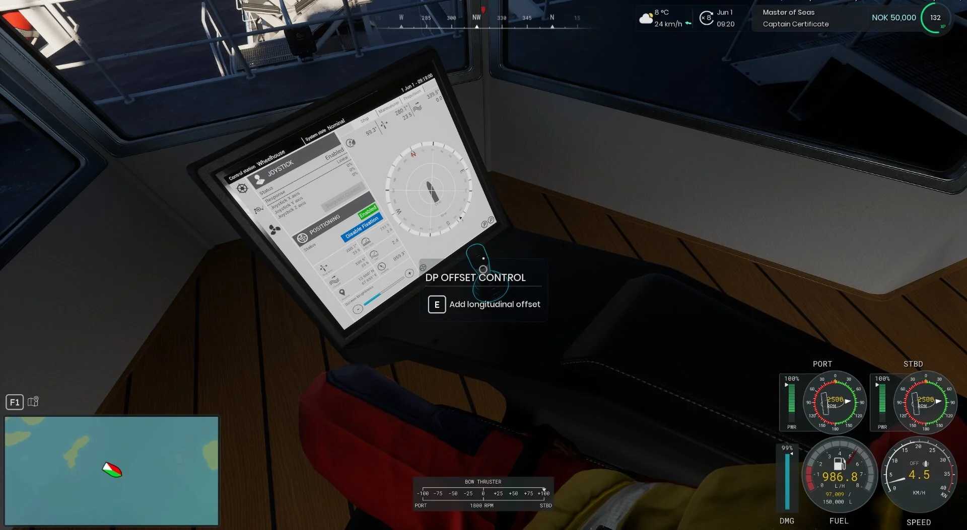 Atualização de navios no mar V0.8.7