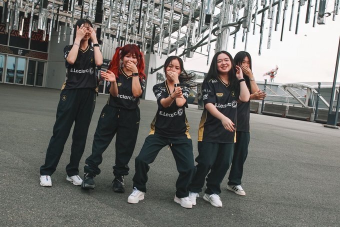 equipe vitalidade da equipe feminina da MLBB