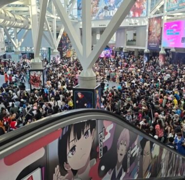 view of anime expo crowd