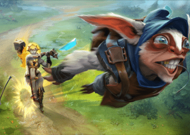 image of dota 2 heroes meepo and dawnbreaker