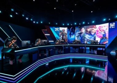 August 29, 2026: Fnatic (FNC) faces Natus Vincere (NAVI) during Week 5 of the League of Legends EMEA Championship at the Riot Games Arena in Berlin. Photo by Alexandre Weber/Riot Games.