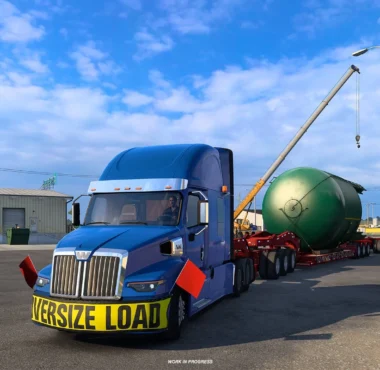 American Truck Simulator South Dakota DLC Special Transport Routes Revealed - Simulation Daily