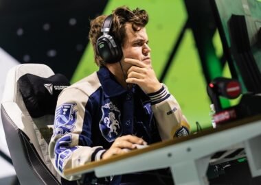 Magnus Carlsen, representing Team Liquid at the Esports World Cup 2025 Chess tournament