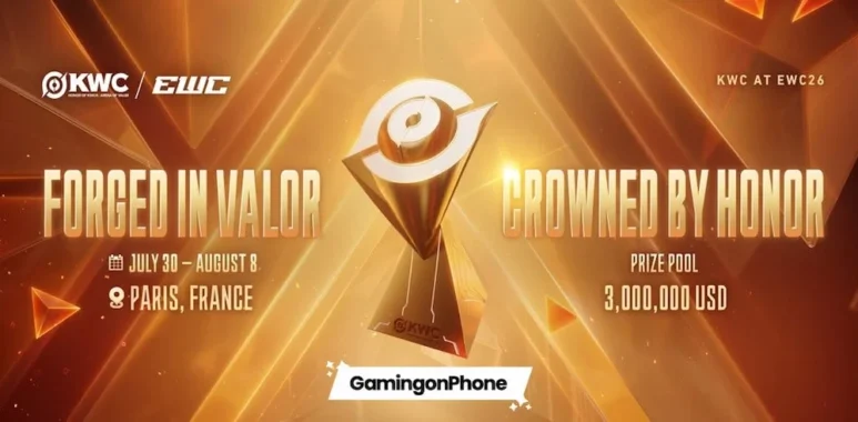 Honor of Kings World Cup 2026 kicks off at the Esports World Cup Stage in Paris, France