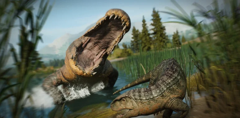Jurassic World Evolution 3: Crocodilia Coast Shows Its Species in Action - Simulation Daily