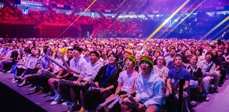 League of Legends MSI 2025 stadium featuring live crowd during finals