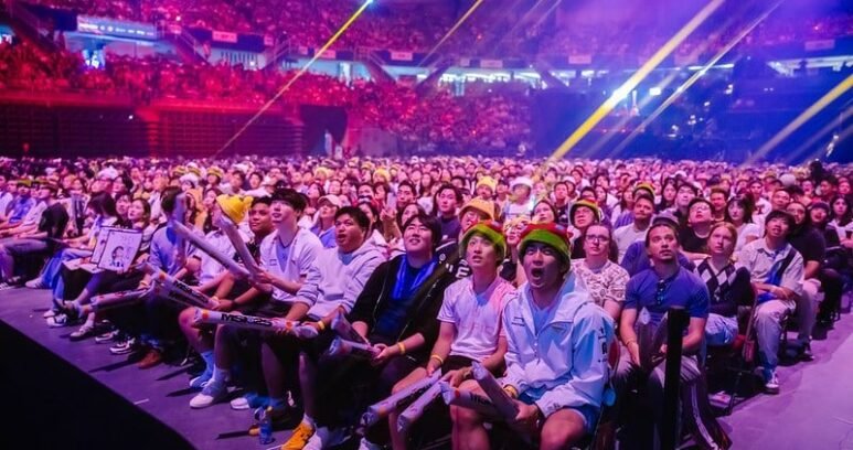 League of Legends MSI 2025 stadium featuring live crowd during finals