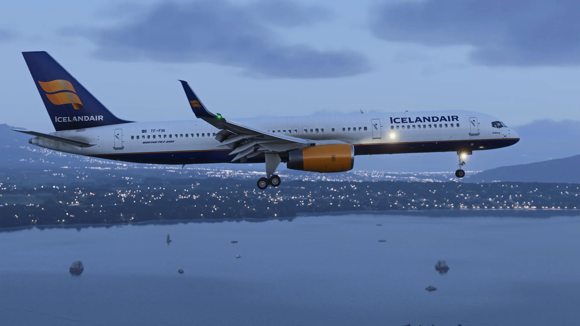 Simulador de voo Microsoft 757