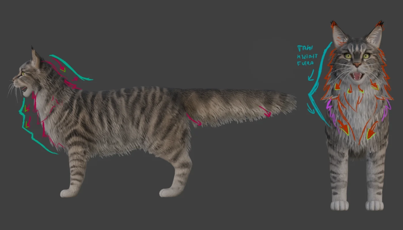 house flipper 2 pet dlc cat modelo 3d