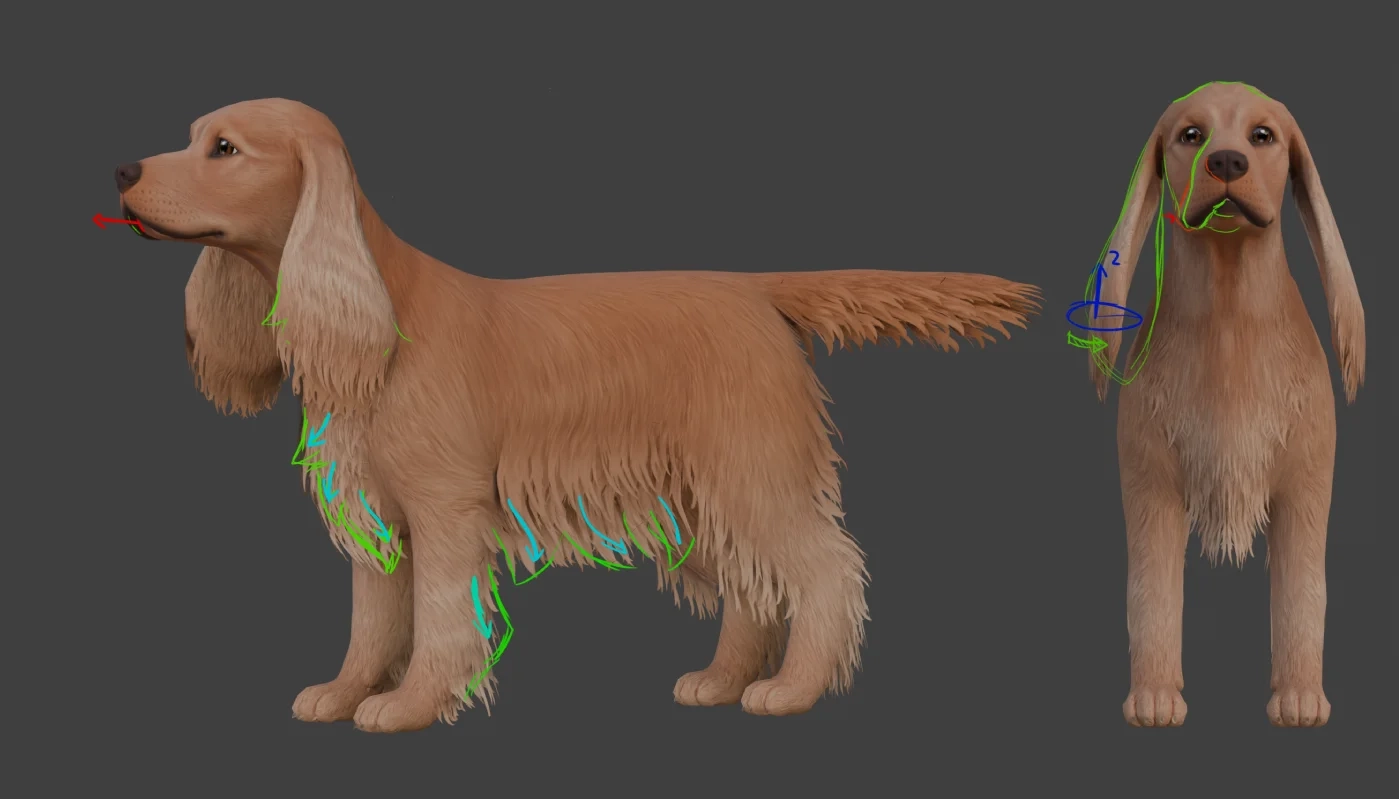 house flipper 2 pet dlc dog modelo 3d