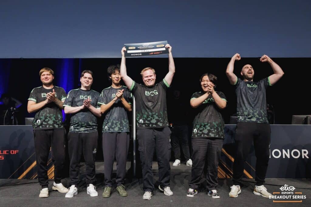 BC.Game vitorioso no Elisa Esports Breakout Series #1.