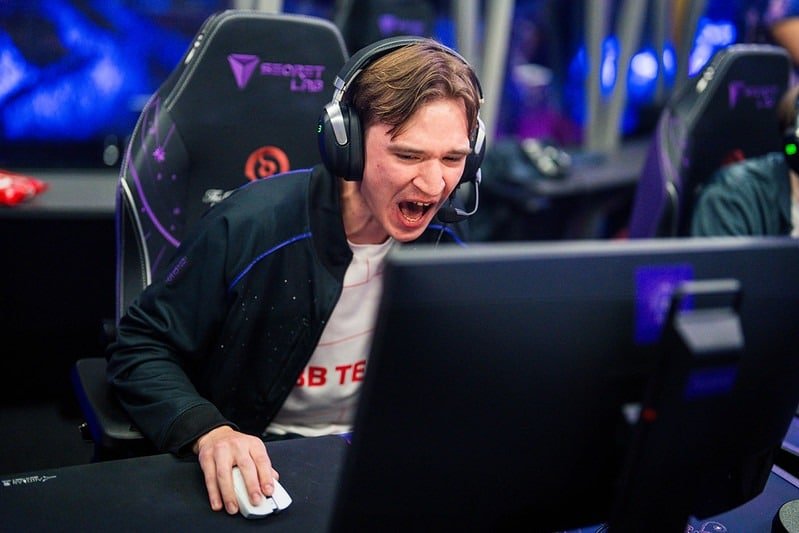 Imagem do jogador do BetBoom Team no torneio Dota 2 The International 2025.