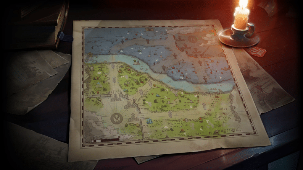O mapa do Dota 2