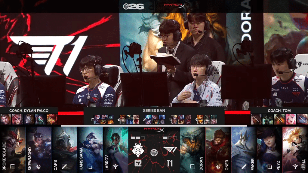 Imagem do T1 durante a fase de elaboração do MSI 2026.