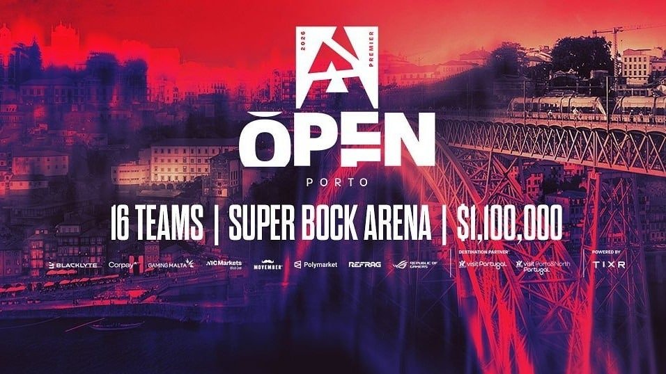 Imagem do banner do título do BLAST Open Porto 2026