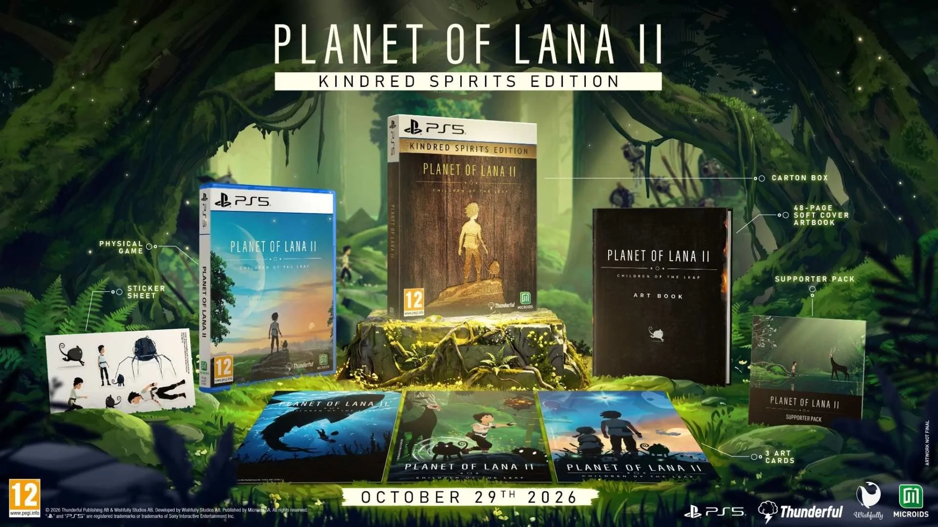 Conteúdo da edição Planet of Lana Kindred Spirits