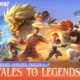Promotional artwork for Mobile Legends: Bang Bang featuring various game characters and the 10th anniversary logo.