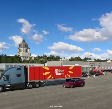American Truck Simulator Reveals Pierre from South Dakota DLC and Whistler in British Columbia - Simulation Daily
