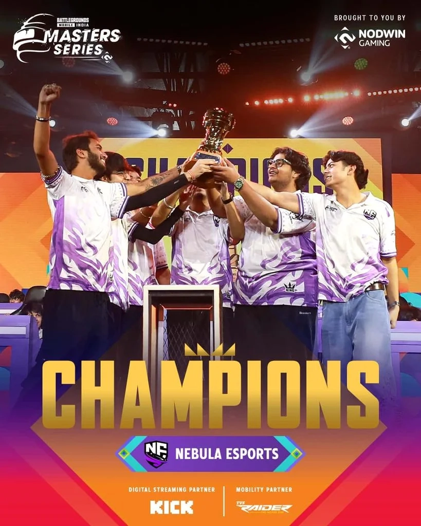 Campeões da 5ª temporada do Nebula Esports BGMS