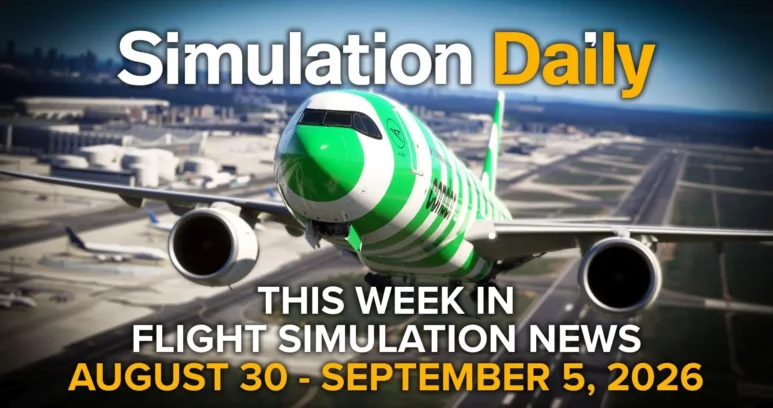 This Week in Flight Simulation News – August 30 to September 5, 2026 - Simulation Daily