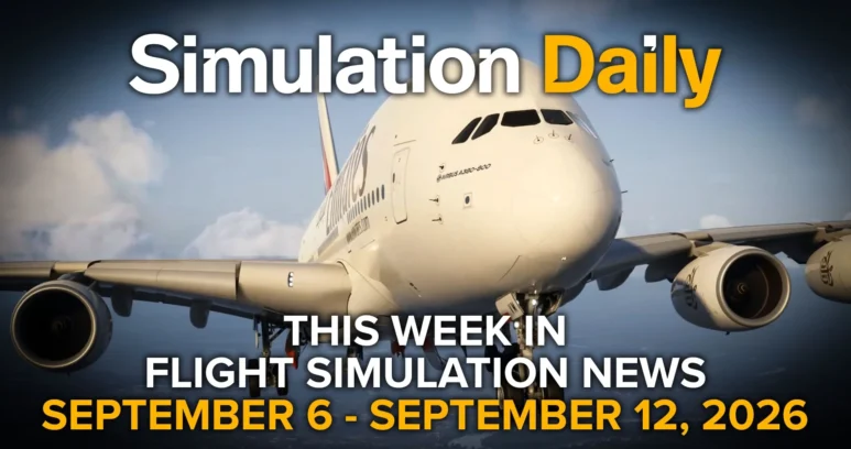 This Week in Flight Simulation News – September 6 to September 12, 2026 - Simulation Daily