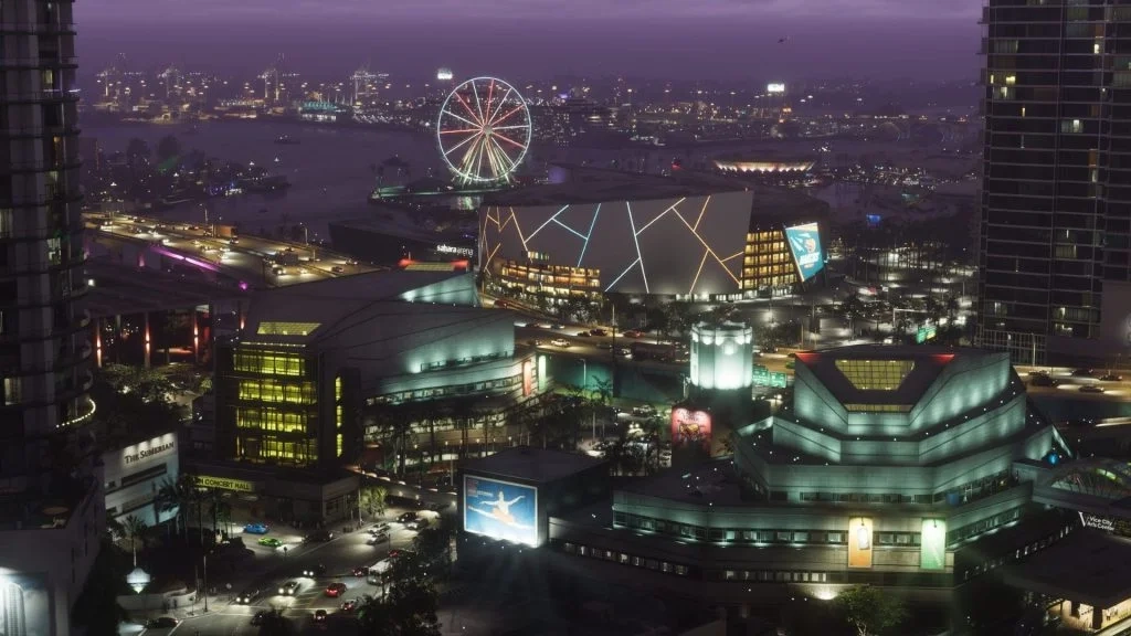 Visão noturna da cidade GTA 6