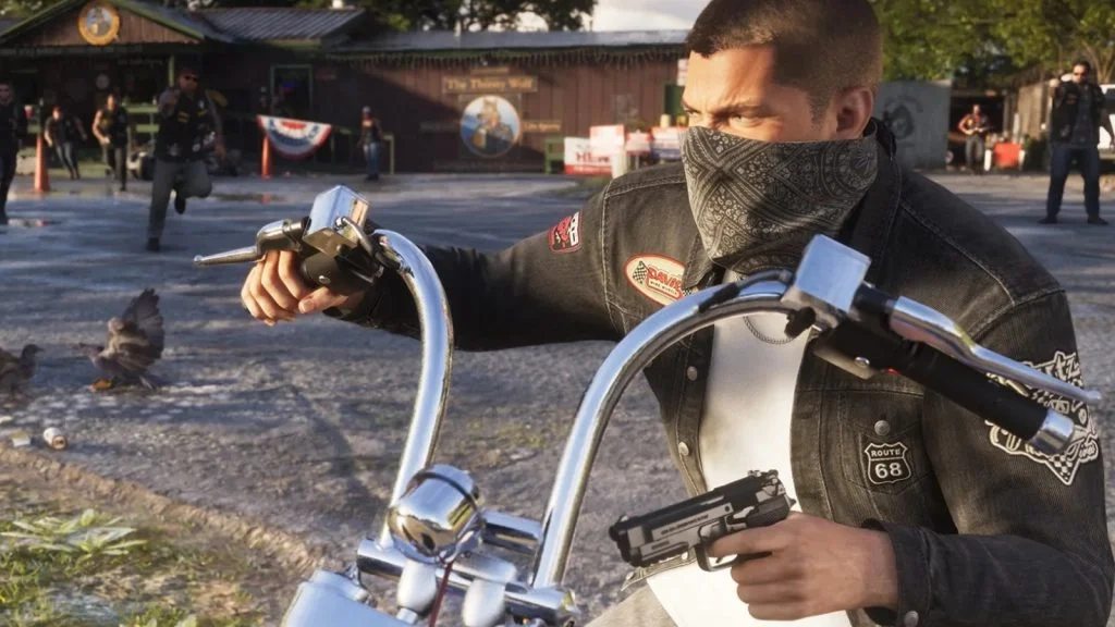 Jason de bicicleta no GTA 6