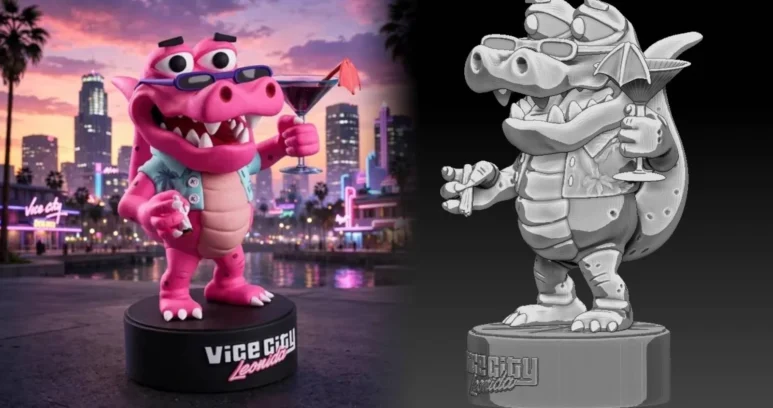 GTA 6 fans are 3D printing $400 Collector’s Box Macca the Gator figure, and you can too - Dexerto