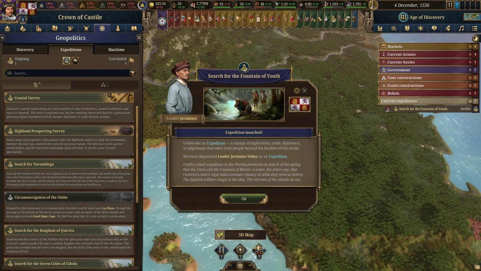Europa Universalis 5: Através dos Pilares