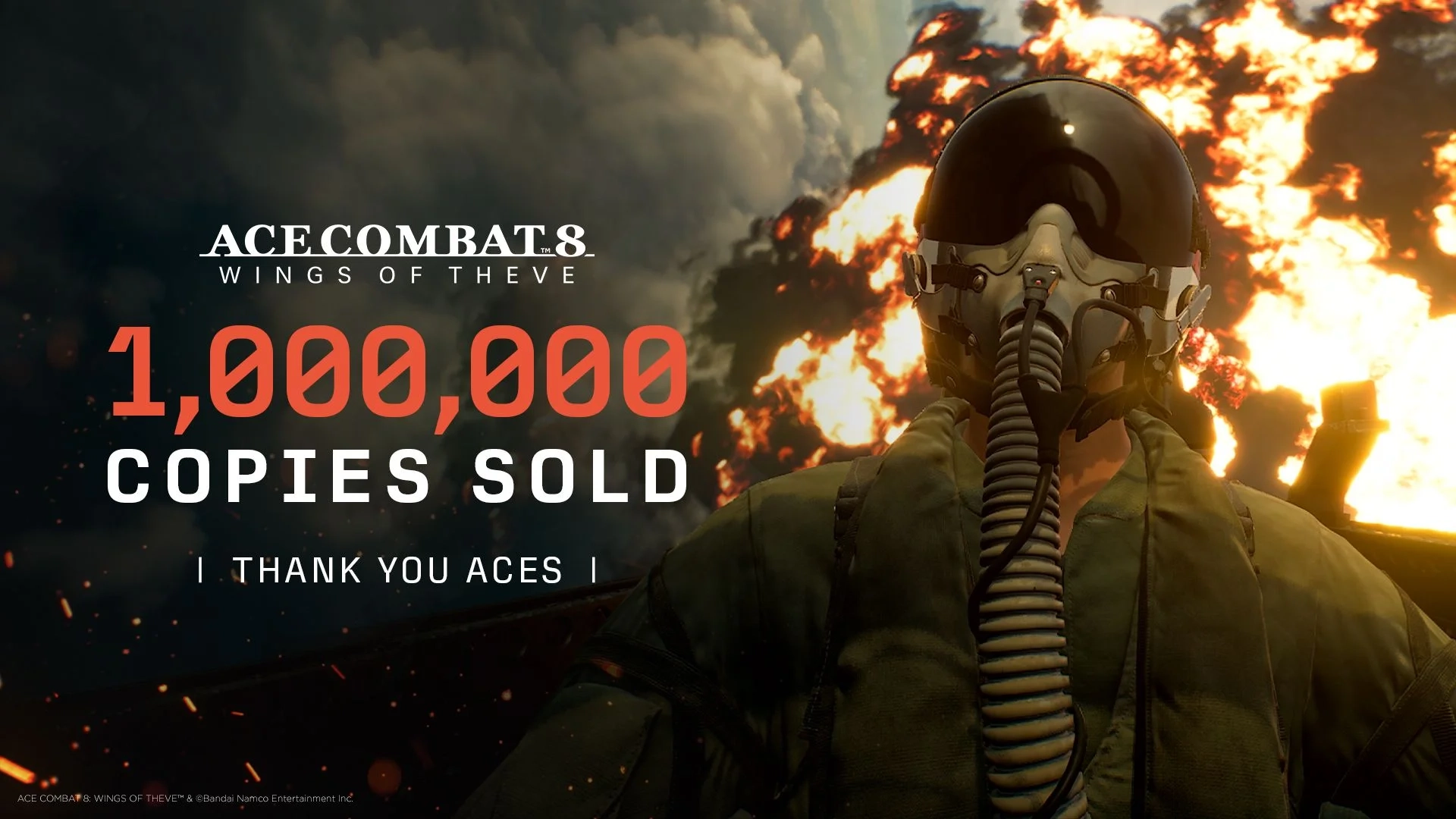Ace Combat 8 ​​milhões de cópias