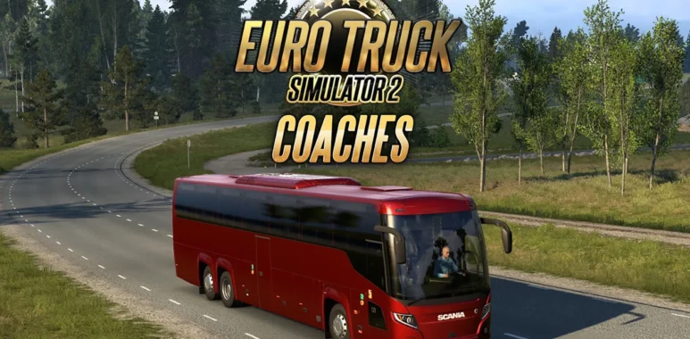 Euro Truck Simulator 2 Coaches Gameplay Shows the Scania Touring in Action - Simulation Daily