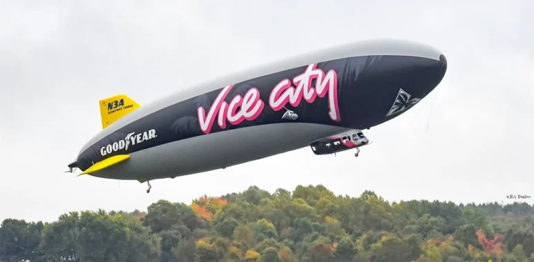 GTA 6 Goodyear Blimp On Its Way To Miami