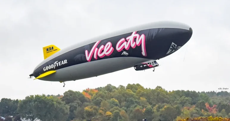 GTA 6 Goodyear Blimp On Its Way To Miami