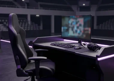 Empty CS2 esports player station symbolising siuhy entering free agency during Liquid’s roster reset